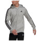 Adidas Ανδρική ζακέτα Essentials Fleece 3-Stripes Full-Zip Hoodie